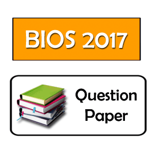 HS Biology Question Paper 2017