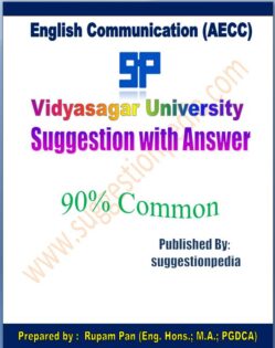 AECC English Communication Suggestion Notes Vidyasagar University